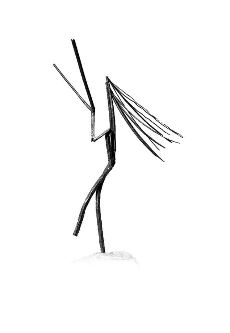 Danseuse échevelée
